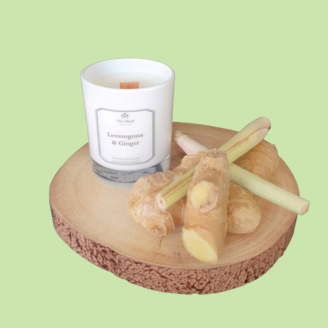 Lemongrass & Ginger Hand Crafted Candle (200g)