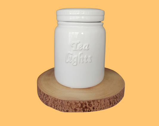 Tealights storage jar