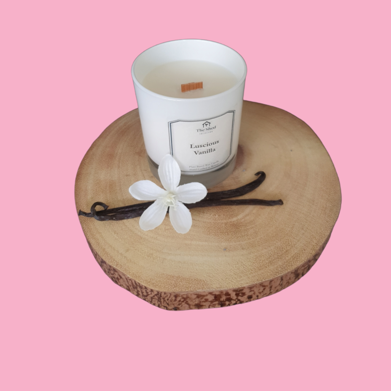 Luscious Vanilla Hand Crafted Candle